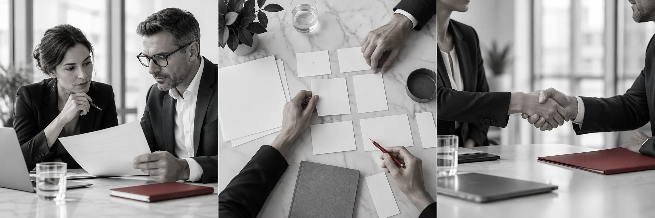 Illustrative business advisory meeting